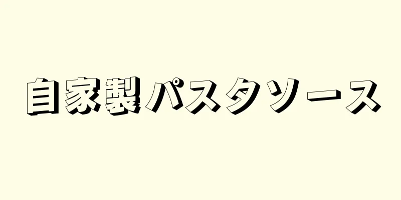 自家製パスタソース