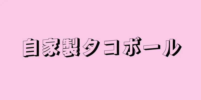 自家製タコボール