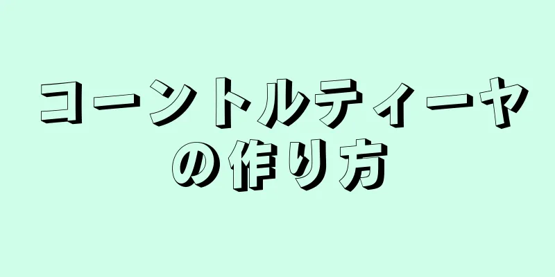 コーントルティーヤの作り方