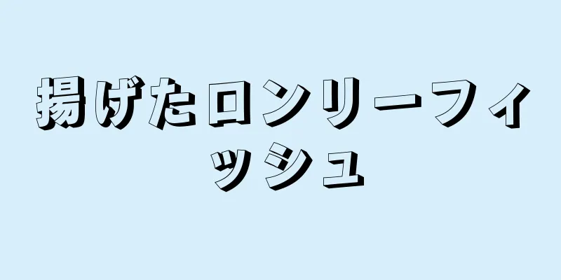 揚げたロンリーフィッシュ