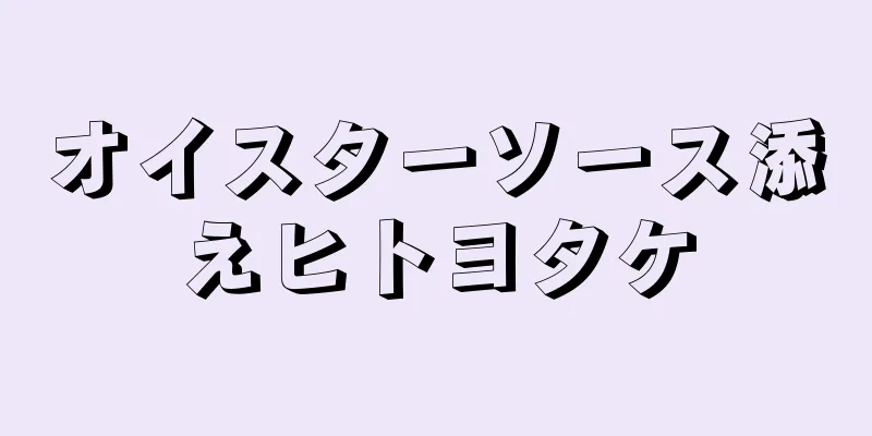 オイスターソース添えヒトヨタケ