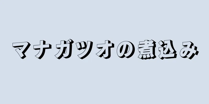 マナガツオの煮込み