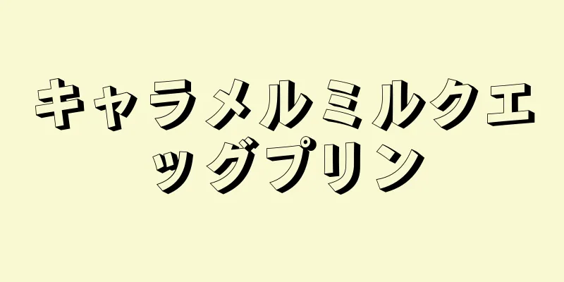 キャラメルミルクエッグプリン