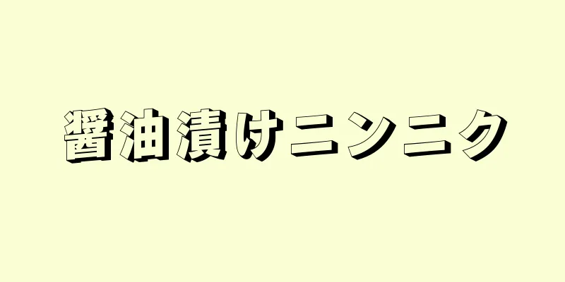 醤油漬けニンニク