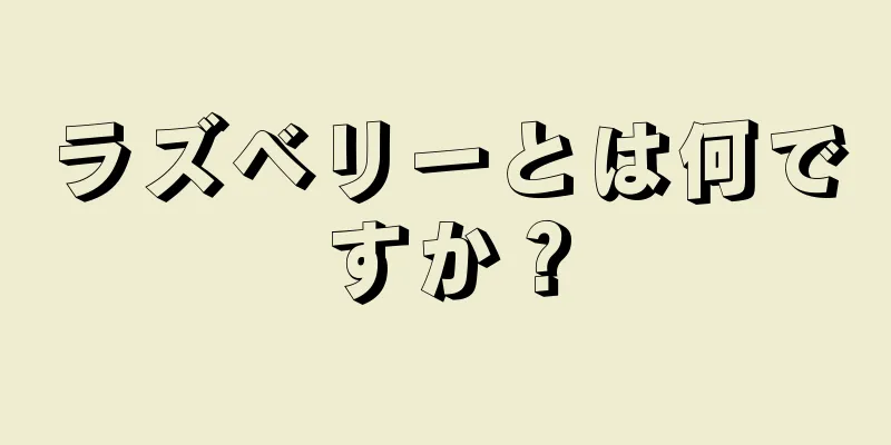 ラズベリーとは何ですか？