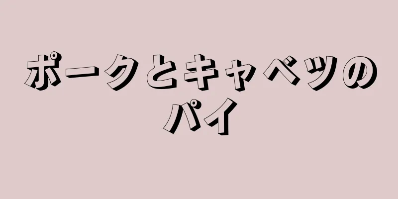 ポークとキャベツのパイ