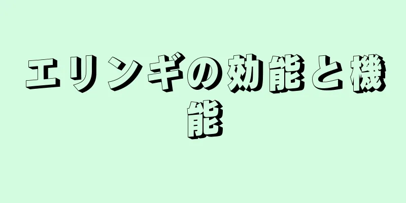 エリンギの効能と機能