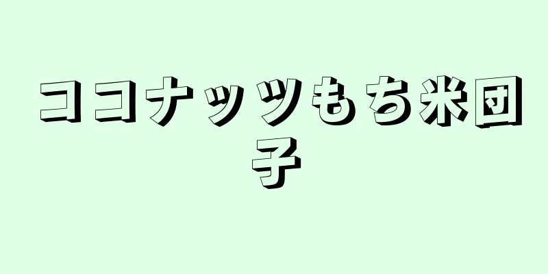 ココナッツもち米団子