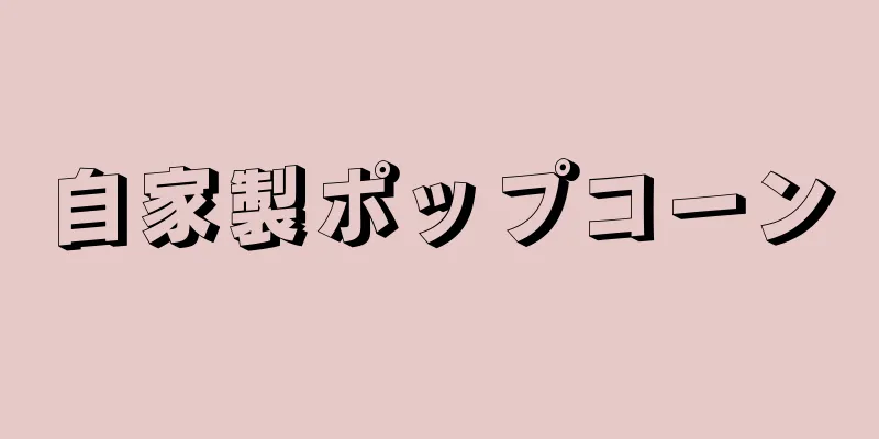 自家製ポップコーン