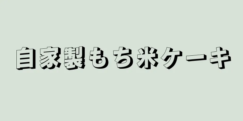 自家製もち米ケーキ