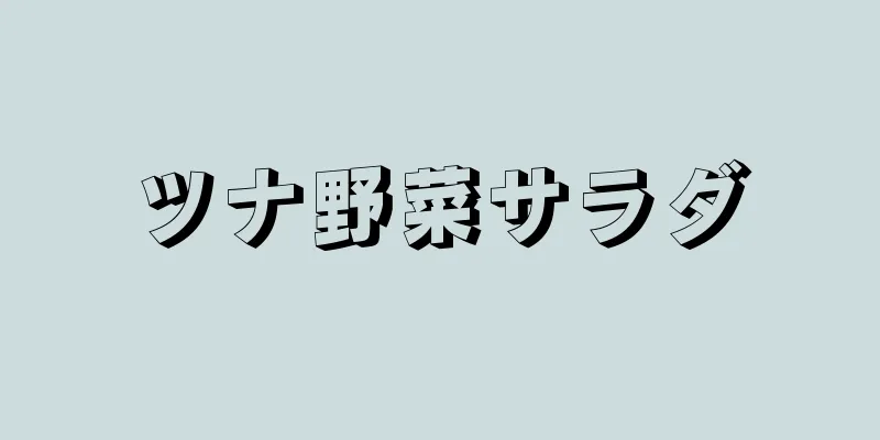 ツナ野菜サラダ