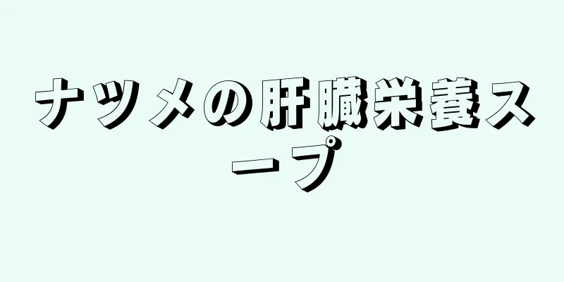 ナツメの肝臓栄養スープ