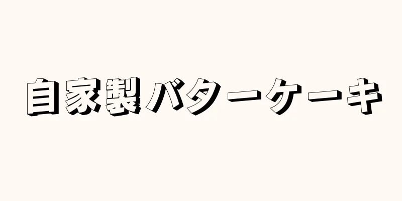 自家製バターケーキ