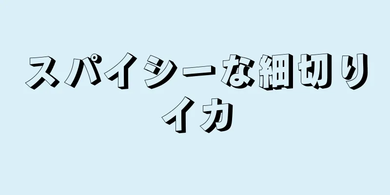 スパイシーな細切りイカ