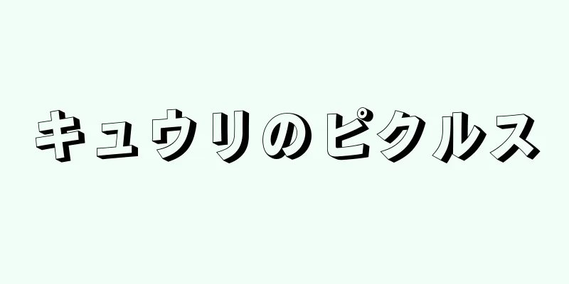 キュウリのピクルス