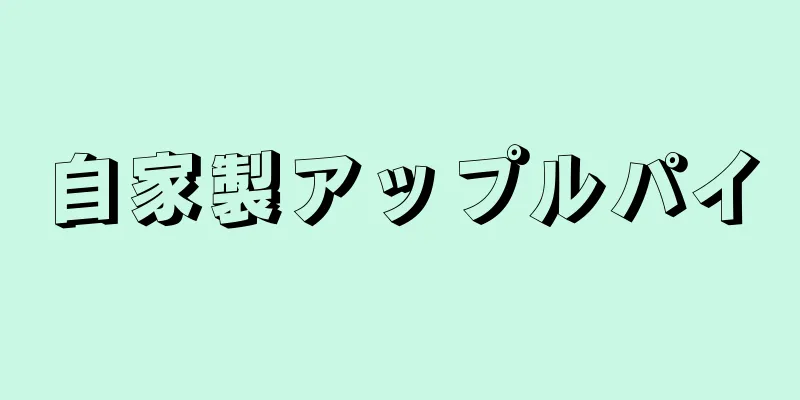 自家製アップルパイ