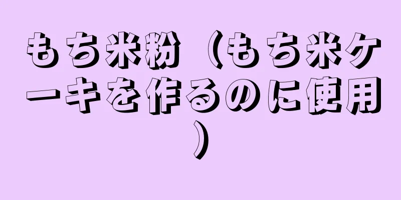 もち米粉（もち米ケーキを作るのに使用）