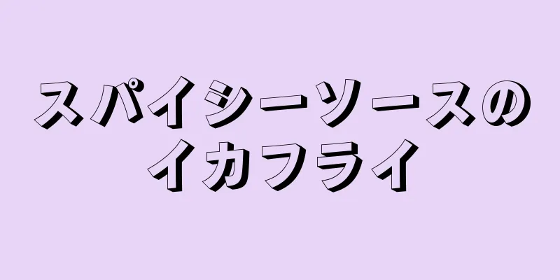 スパイシーソースのイカフライ