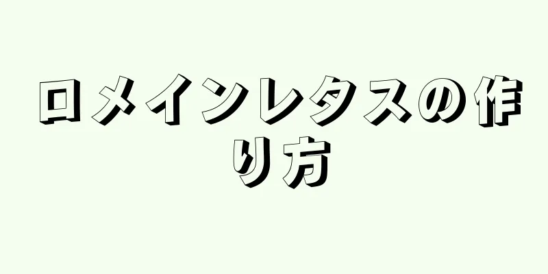 ロメインレタスの作り方