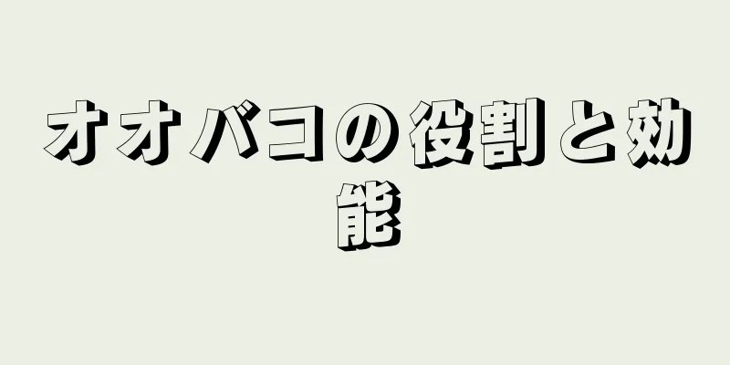 オオバコの役割と効能