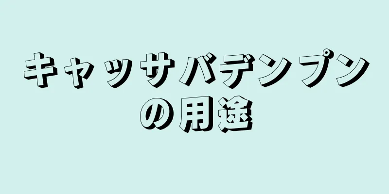 キャッサバデンプンの用途