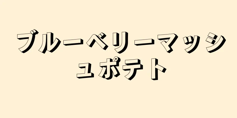 ブルーベリーマッシュポテト