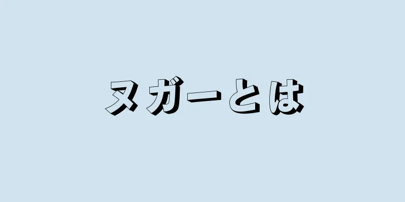 ヌガーとは