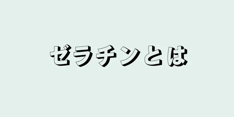 ゼラチンとは