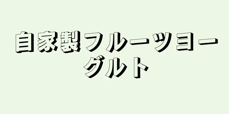 自家製フルーツヨーグルト