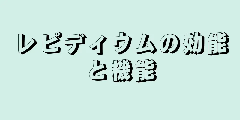 レピディウムの効能と機能