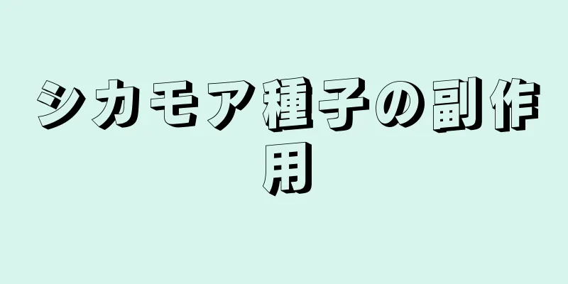 シカモア種子の副作用