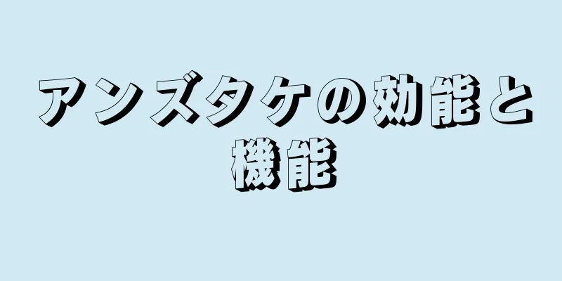 アンズタケの効能と機能