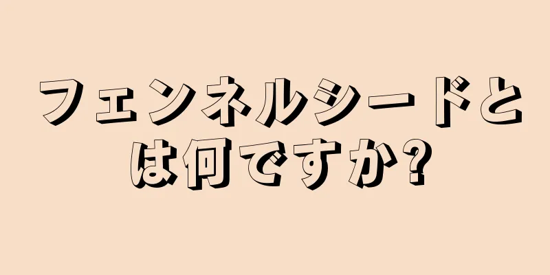 フェンネルシードとは何ですか?