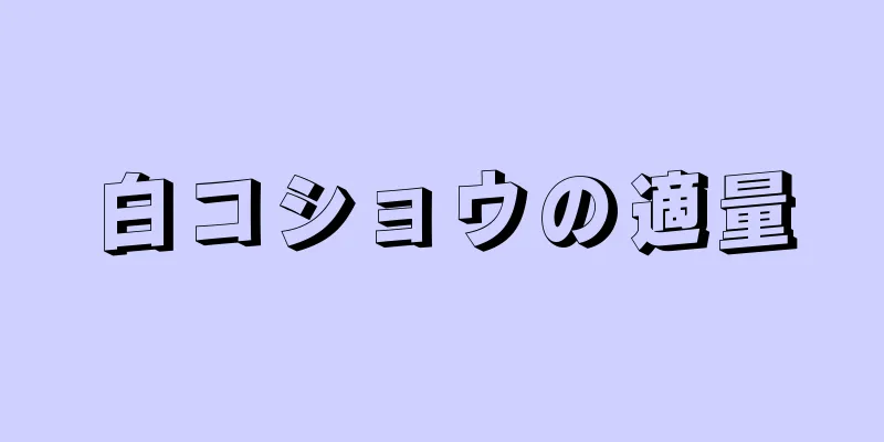 白コショウの適量