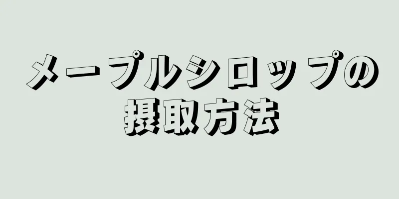 メープルシロップの摂取方法