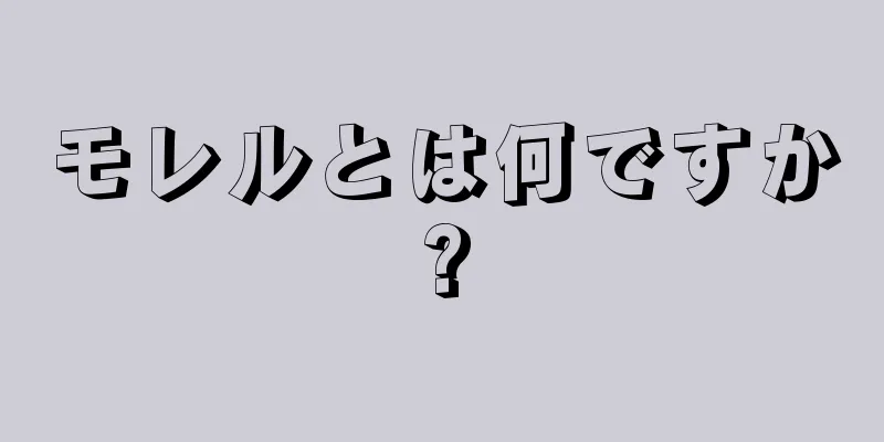 モレルとは何ですか?