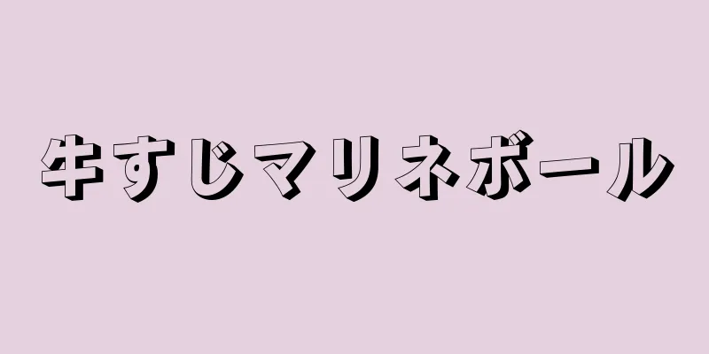 牛すじマリネボール