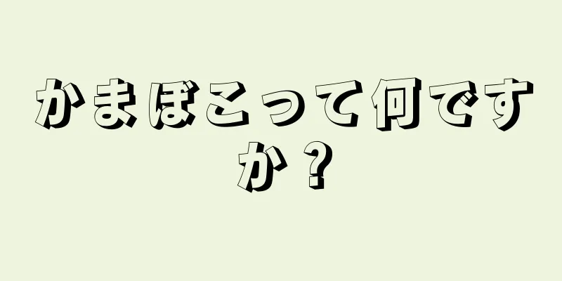 かまぼこって何ですか？