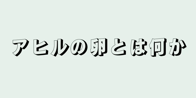 アヒルの卵とは何か