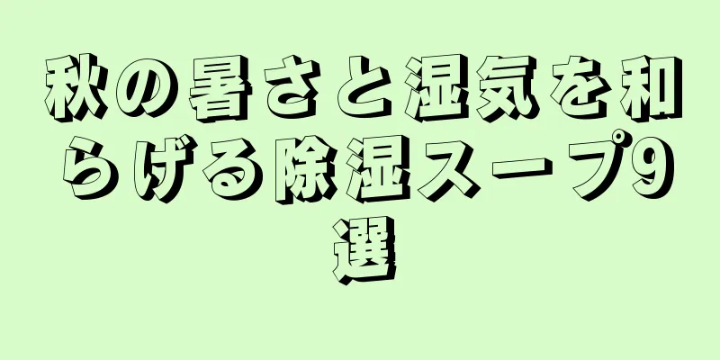 秋の暑さと湿気を和らげる除湿スープ9選