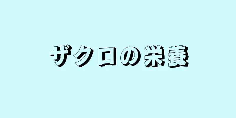 ザクロの栄養