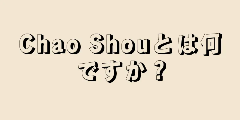 Chao Shouとは何ですか？