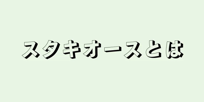 スタキオースとは