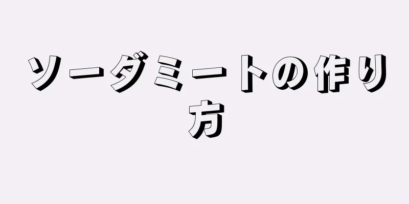 ソーダミートの作り方