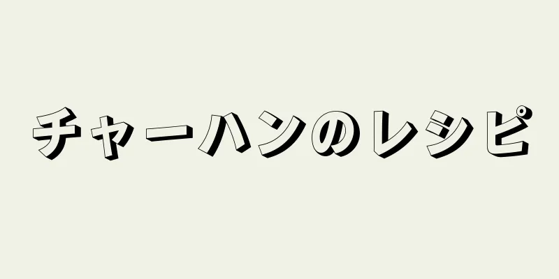 チャーハンのレシピ