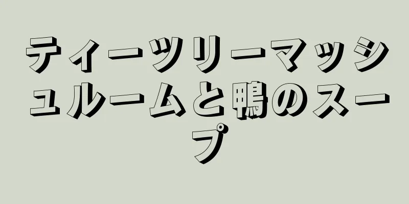 ティーツリーマッシュルームと鴨のスープ