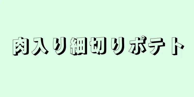 肉入り細切りポテト