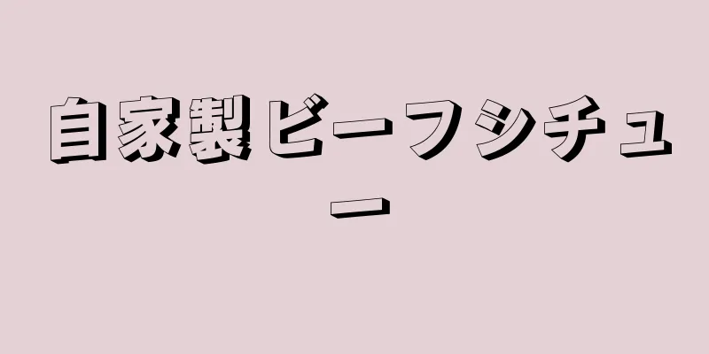 自家製ビーフシチュー