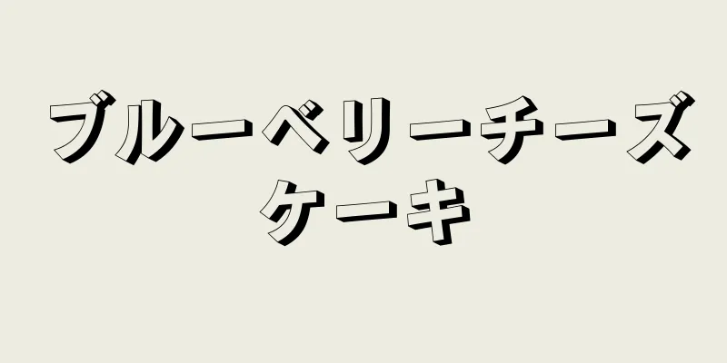 ブルーベリーチーズケーキ