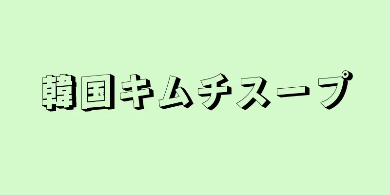 韓国キムチスープ